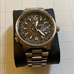 Men’s Citizens Eco-Drive Nighthawk WR 200 watch